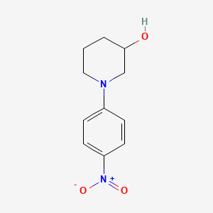molecular formula C11H14N2O3 B1335247 1-(4-硝基苯基)哌啶-3-醇 CAS No. 99841-68-6