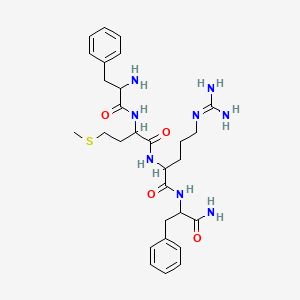 molecular formula C29H42N8O4S B1335249 PHENYL-METHIONINE-D-ARGININE-PHENYL AMIDE) CAS No. 84313-44-0