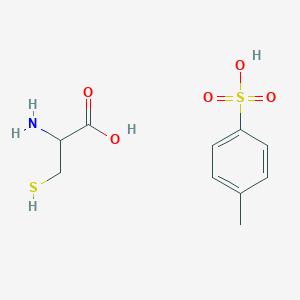 molecular formula C10H15NO5S2 B13352498 DL-Cysteine 4-methylbenzenesulfonic acid salt 
