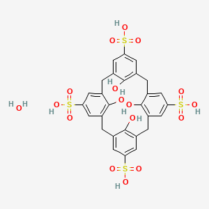 molecular formula C28H26O17S4 B13352509 4-Sulfocalix[4]arene hydrate 