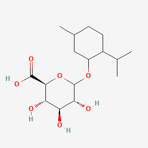 molecular formula C16H28O7 B13352699 Menthol glucuronide 