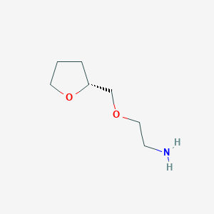 molecular formula C7H15NO2 B13352756 (R)-2-((Tetrahydrofuran-2-yl)methoxy)ethanamine 