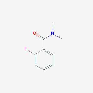 molecular formula C9H10FNO B1335278 Benzamide, 2-fluoro-N,N-dimethyl- CAS No. 2586-34-7