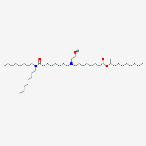 molecular formula C44H88N2O4 B13352819 Decan-2-yl 8-((8-(dioctylamino)-8-oxooctyl)(2-hydroxyethyl)amino)octanoate 