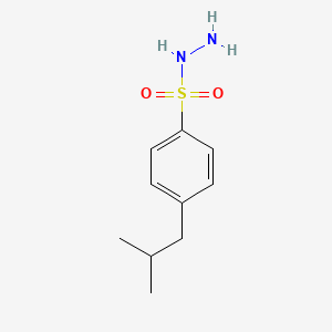 molecular formula C10H16N2O2S B1335294 4-异丁基苯磺酰肼 CAS No. 588676-15-7