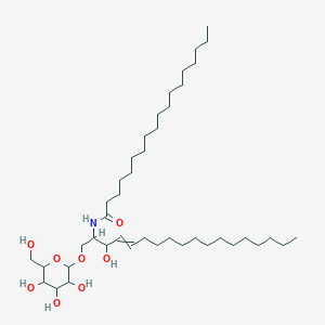 molecular formula C42H81NO8 B1335301 N-[3-hydroxy-1-[3,4,5-trihydroxy-6-(hydroxymethyl)oxan-2-yl]oxyoctadec-4-en-2-yl]octadecanamide 