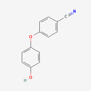 B1335305 4-(4-Hydroxyphenoxy)benzonitrile CAS No. 63555-08-8