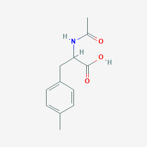 molecular formula C12H15NO3 B1335311 2-acetamido-3-(4-methylphenyl)propanoic Acid CAS No. 6955-13-1