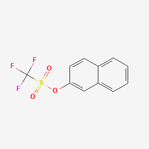 molecular formula C11H7F3O3S B1335318 2-Naphthyl trifluoromethanesulfonate CAS No. 3857-83-8