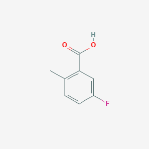 molecular formula C8H7FO2 B133532 5-Fluoro-2-methylbenzoic acid CAS No. 33184-16-6