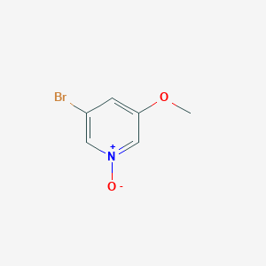 B1335332 3-Bromo-5-methoxypyridine 1-oxide CAS No. 78156-39-5