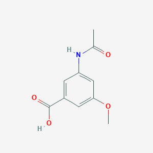 molecular formula C10H11NO4 B1335342 3-乙酰氨基-5-甲氧基苯甲酸 CAS No. 78238-03-6