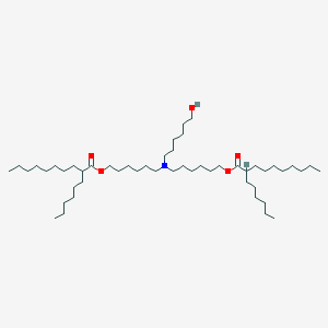 molecular formula C50H99NO5 B13353434 ((6-Hydroxyhexyl)azanediyl)bis(hexane-6,1-diyl) bis(2-hexyldecanoate) 