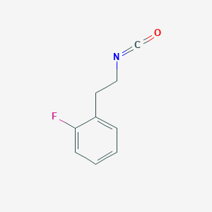 molecular formula C9H8FNO B1335350 2-氟苯乙基异氰酸酯 CAS No. 480439-39-2