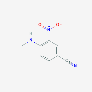 molecular formula C8H7N3O2 B1335359 4-(Methylamino)-3-nitrobenzonitrile CAS No. 64910-45-8