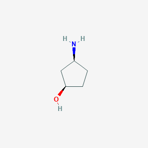 molecular formula C5H11NO B133536 (1R,3S)-3-氨基环戊醇 CAS No. 1110772-05-8