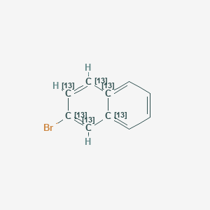 molecular formula C10H7Br B13353629 2-Bromonaphthalene-1,2,3,4,4a,8a-13C6 