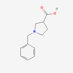 molecular formula C12H15NO2 B1335369 1-benzylpyrrolidine-3-carboxylic Acid CAS No. 5731-18-0
