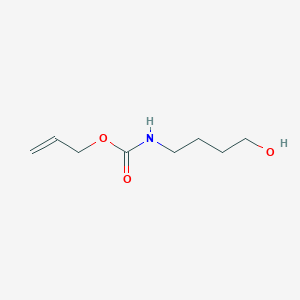 molecular formula C8H15NO3 B1335388 Prop-2-enyl N-(4-hydroxybutyl)carbamate CAS No. 339994-87-5