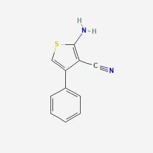 molecular formula C11H8N2S B1335391 2-Amino-4-phenyl-3-thiophenecarbonitrile CAS No. 4651-73-4