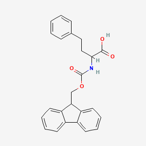 molecular formula C25H23NO4 B1335397 Fmoc-DL-homophenylalanine 