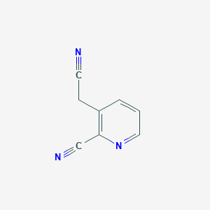 molecular formula C8H5N3 B1335409 3-(Cyanomethyl)picolinonitrile CAS No. 5912-34-5