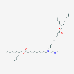 molecular formula C48H96N2O4 B13354250 Bis(2-butyloctyl) 10,10'-((2-(dimethylamino)ethyl)azanediyl)bis(decanoate) 
