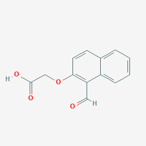 molecular formula C13H10O4 B1335433 2-[(1-Formylnaphthalen-2-yl)oxy]acetic acid CAS No. 27855-91-0