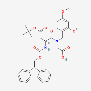 molecular formula C33H36N2O9 B1335438 Fmoc-D-Asp(OtBu)-(Hmb)Gly-OH 