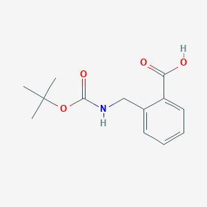 molecular formula C13H17NO4 B1335439 2-(Boc-aminomethyl)benzoic acid CAS No. 669713-61-5