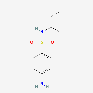 molecular formula C10H16N2O2S B1335441 4-amino-N-(sec-butyl)benzenesulfonamide CAS No. 59724-58-2