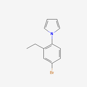 molecular formula C12H12BrN B1335451 1-(4-溴-2-乙基苯基)-1H-吡咯 CAS No. 383137-66-4
