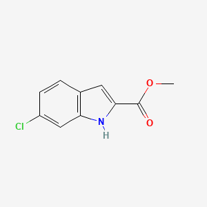 molecular formula C10H8ClNO2 B1335453 6-氯-1H-吲哚-2-甲酸甲酯 CAS No. 98081-84-6
