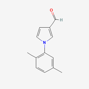 molecular formula C13H13NO B1335462 1-(2,5-dimethylphenyl)-1H-pyrrole-3-carbaldehyde 