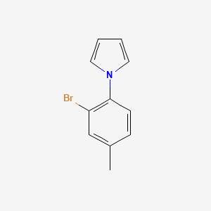 molecular formula C11H10BrN B1335472 1-(2-溴-4-甲基苯基)-1H-吡咯 CAS No. 142044-85-7