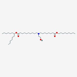 molecular formula C42H83NO5 B13354777 Tridecan-7-yl 10-((2-hydroxyethyl)(8-(nonyloxy)-8-oxooctyl)amino)decanoate 