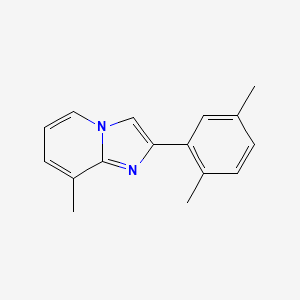 2-(2,5-Dimethylphenyl)-8-methylimidazo[1,2-a]pyridine