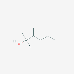 molecular formula C9H20O B13354849 2,3,5-Trimethylhexan-2-ol CAS No. 116530-80-4