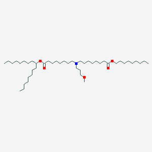 molecular formula C46H91NO5 B13354927 Heptadecan-9-yl 8-((3-methoxypropyl)(8-(nonyloxy)-8-oxooctyl)amino)octanoate 