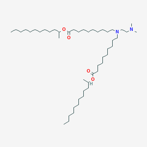 molecular formula C48H96N2O4 B13354938 Di(dodecan-2-yl) 10,10'-((2-(dimethylamino)ethyl)azanediyl)bis(decanoate) 