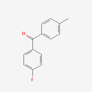 molecular formula C14H11FO B1335496 4-氟-4'-甲基二苯甲酮 CAS No. 530-46-1