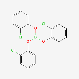 molecular formula C18H12BCl3O3 B13355017 Tris(2-chlorophenyl) borate CAS No. 5337-60-0