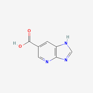 molecular formula C7H5N3O2 B1335515 3H-Imidazo[4,5-B]pyridine-6-carboxylic acid CAS No. 24638-31-1