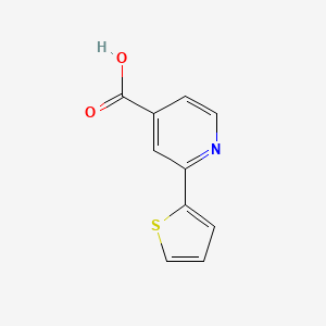 molecular formula C10H7NO2S B1335518 2-(噻吩-2-基)吡啶甲酸 CAS No. 893723-57-4