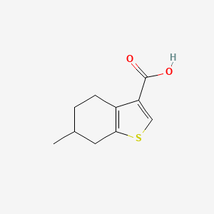 6-Methyl-4,5,6,7-tetrahydro-1-benzothiophene-3-carboxylic acid