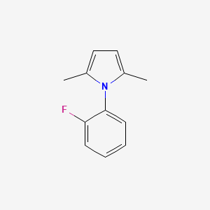 molecular formula C12H12FN B1335527 1-(2-Fluorophenyl)-2,5-dimethylpyrrole CAS No. 146135-20-8