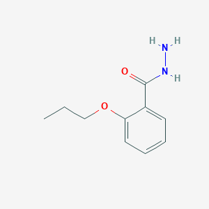 molecular formula C10H14N2O2 B1335561 2-Propoxybenzohydrazide CAS No. 18167-40-3