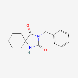 molecular formula C15H18N2O2 B1335567 3-Benzyl-1,3-diazaspiro[4.5]decane-2,4-dione CAS No. 730-95-0