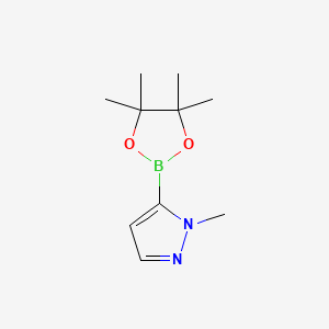 molecular formula C10H17BN2O2 B1335589 1-Methyl-1H-pyrazole-5-boronic acid pinacol ester CAS No. 847818-74-0