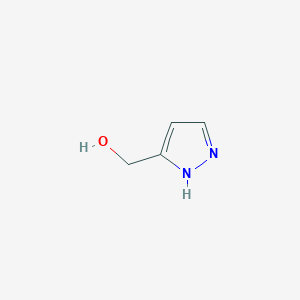 molecular formula C4H6N2O B1335596 (1H-Pyrazol-3-yl)methanol CAS No. 23585-49-1